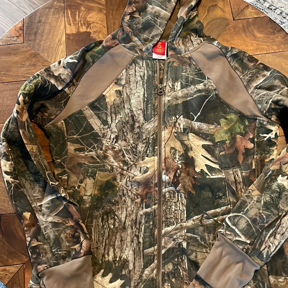 Camo full-zip hoodie